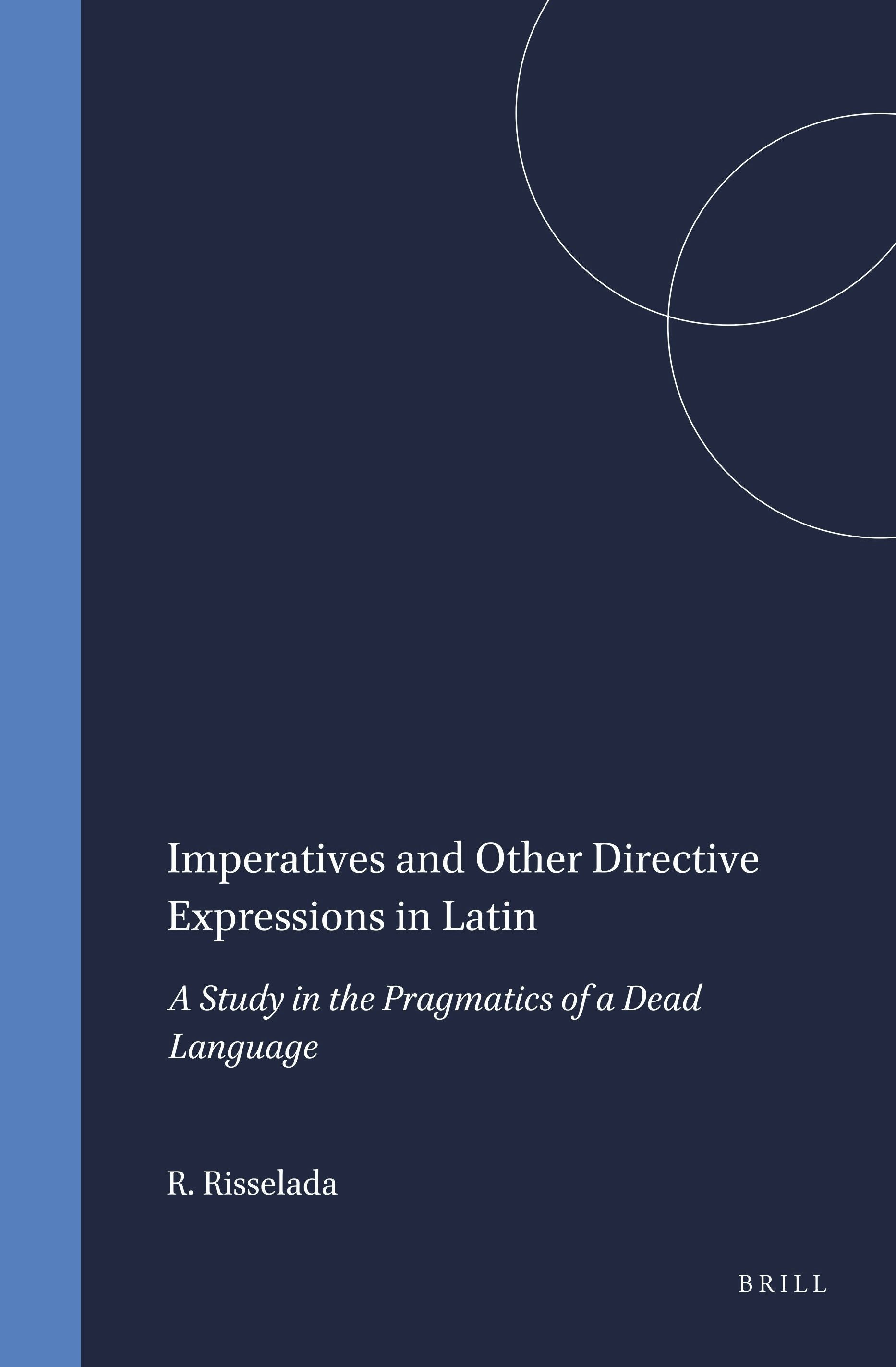 Book cover image for Imperatives and Other Directive Expressions in Latin ISBN: 9789050632065